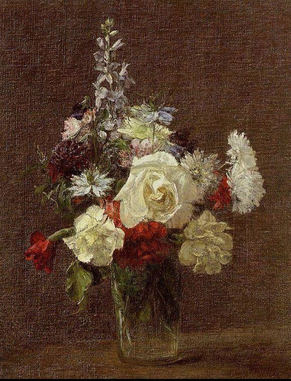 Henri Fantin-Latour Mixed Flowers